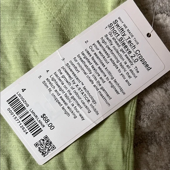 Lululemon swiftly crossed short sleeve - Picture 2 of 5